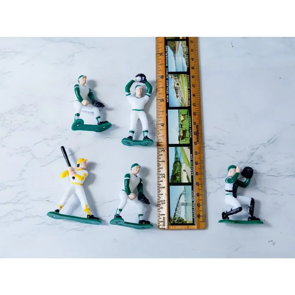 VTG 1981 Wilton Baseball Players Set of 5 Cake Toppers Boys Sport Party Favors